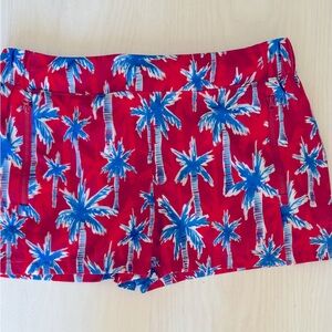 Reel Legends size M 2 Zip Pockets palm tree Nautical Swim or everyday wear